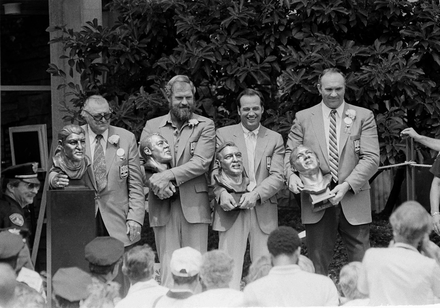 George Musso, Merlin Olsen, Sam Huff, Doug Atkins